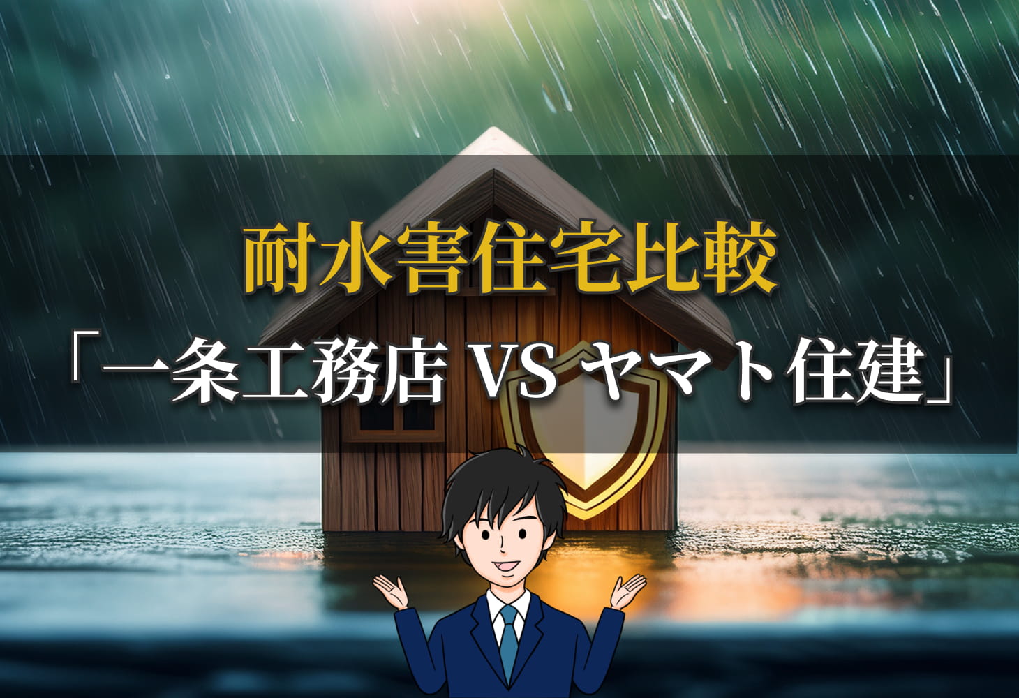 耐水害住宅比較「一条工務店 VS ヤマト住建」