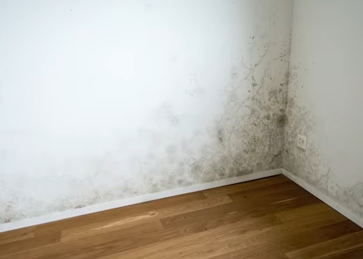カビが発生した部屋の隅